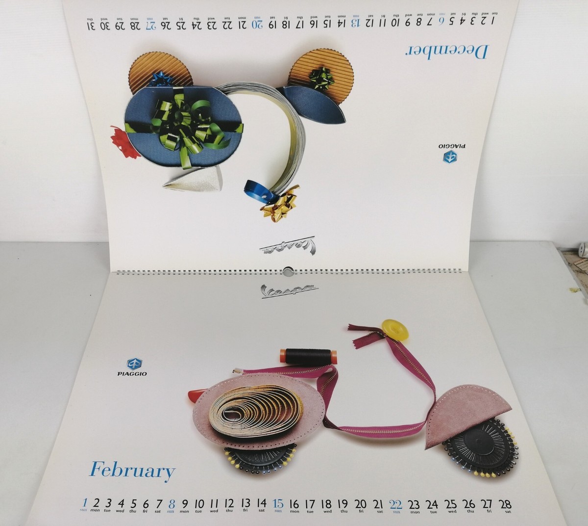 Vespa Calendar 1998 - Piaggio Calendar - Original 60X43 CM | eBay