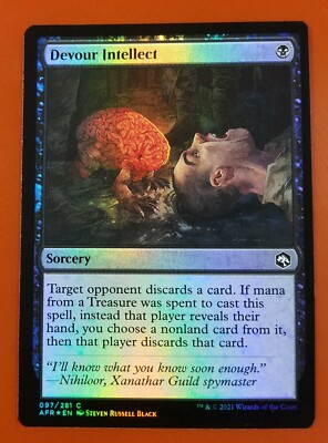 1x Devour Intellect | FOIL | Forgotten Realms | MTG Magic Cards | eBay