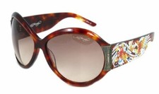 Ed Hardy Sunglasses 002 Tortoise with Case and Box