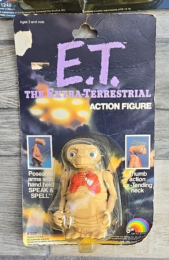 地外 E.T. 批量 1247,1244 1248 1205 密封卡片 复古 — 第 2/4 张图片