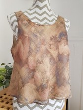 Vintage Joyce Ridings French Renaissance Top, UK Size 12 Lagenlook Linen