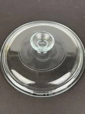 Pyrex Corning Casserole Baking Lid 7 5/8" Round Clear Glass 65C Replacement