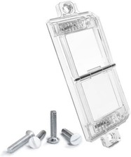Rocker Light Switch Guard, ILIVABLE Child Proof Plate 2 Pack, Clear