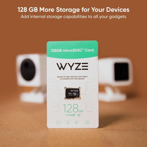 Wyze 128GB MicroSD Card High Speed U3 Class 10 Camera Video Storage Memory - Picture 2 of 5