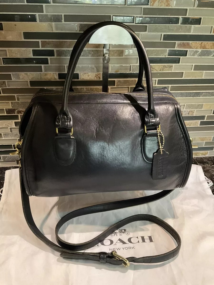 Coach Vintage Broadway Satchel Doctor Bag Black 9891 RARE