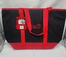 Brand New Trader Joe's Black/Red Insulated Reusable 7 Gallon NWT In Stock!