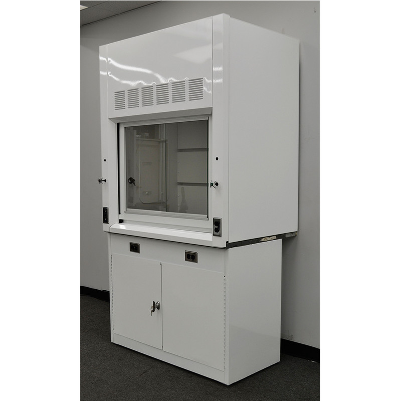4' Laboratory Fume Hood w/ General Storage Cabinets / Dual Sash / E1-001-6