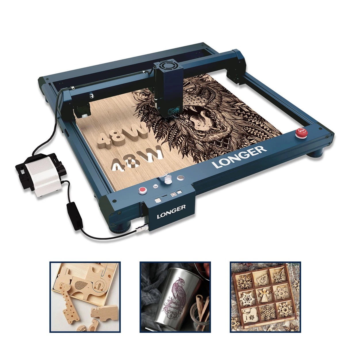 Longer Laser B1 40W CNC Laser Engraver Cutting Engraving Machine W.