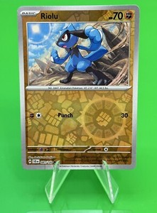 ⭐️⭐️⭐️Pokémon Riolu S & V Stellar Crown Reverse Holo Common 081/142 NM!!!⭐️⭐️⭐️