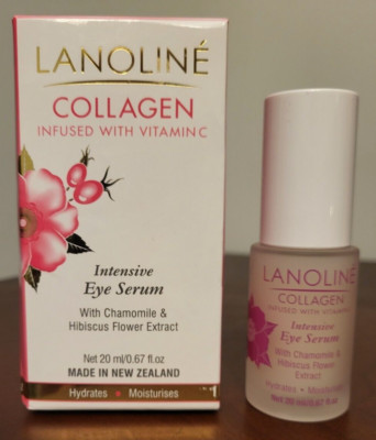 New Lanoline Collagen & Vitamin C Intensive Eye Serum Chamomile Hibiscus 20 ml