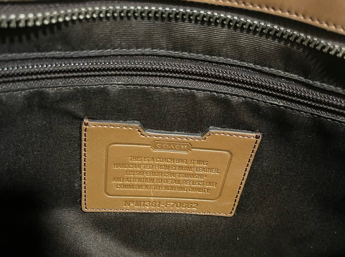 Coach Briefcase Brown Tan Lexington Leather Embassy F70662 Coach Briefcase Brown Tan Lexington Leather Embassy F70662