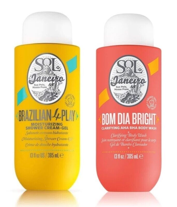  SOL DE JANEIRO 4 Play Moisturizing Shower Cream Gel Body Wash  385mL : Beauty & Personal Care