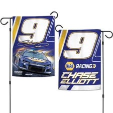 Chase Elliott Wincraft 2024 #9 NAPA Auto Parts Double Sided 12x18 Garden Flag