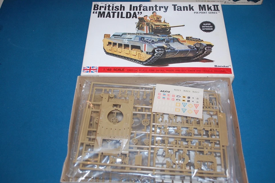 Bandai 8363 - British Infantry Tank Mk. II "Matilda"  scala 1/48 - Immagine 2 di 2