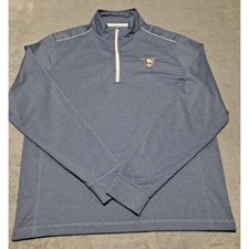 Johnnie O 1/4 zip pullover golf men's medium MAGA logo performance casual