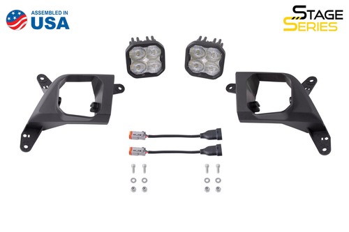 SS3 LED Fog Light for 20-23 Chevy Silverado 2500/3500 HD Sport w/Amber Backlight - Picture 2 of 15