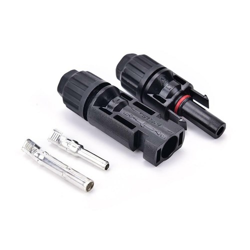 Connettori Solari Maschio/Femmina Con Doppi Anelli Di Tenuta - 6 Paia + Chiavi - Impermeabili E UV Resistenti
