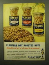 1964 Planters Dry Roasted Nuts Ad - No Fats or Oils