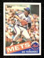 1985 Topps Sid Fernandez #649 Baseball Card New York Mets