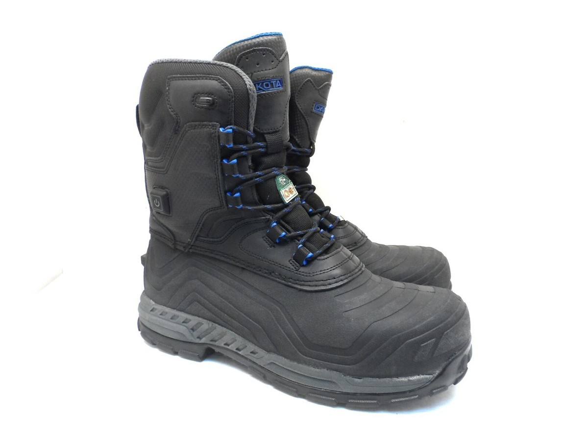 Dakota Men's Thermaletric Heated CTCP Winter Work Boot Black 12M