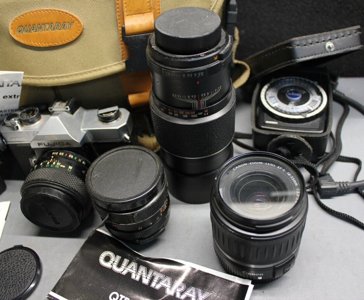 Vintage Fujica Camera ST705W W/ Extras | eBay