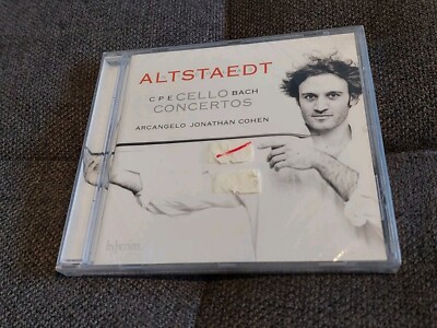 C P E Bach Cello Concerto Altstaedt CD New & Sealed