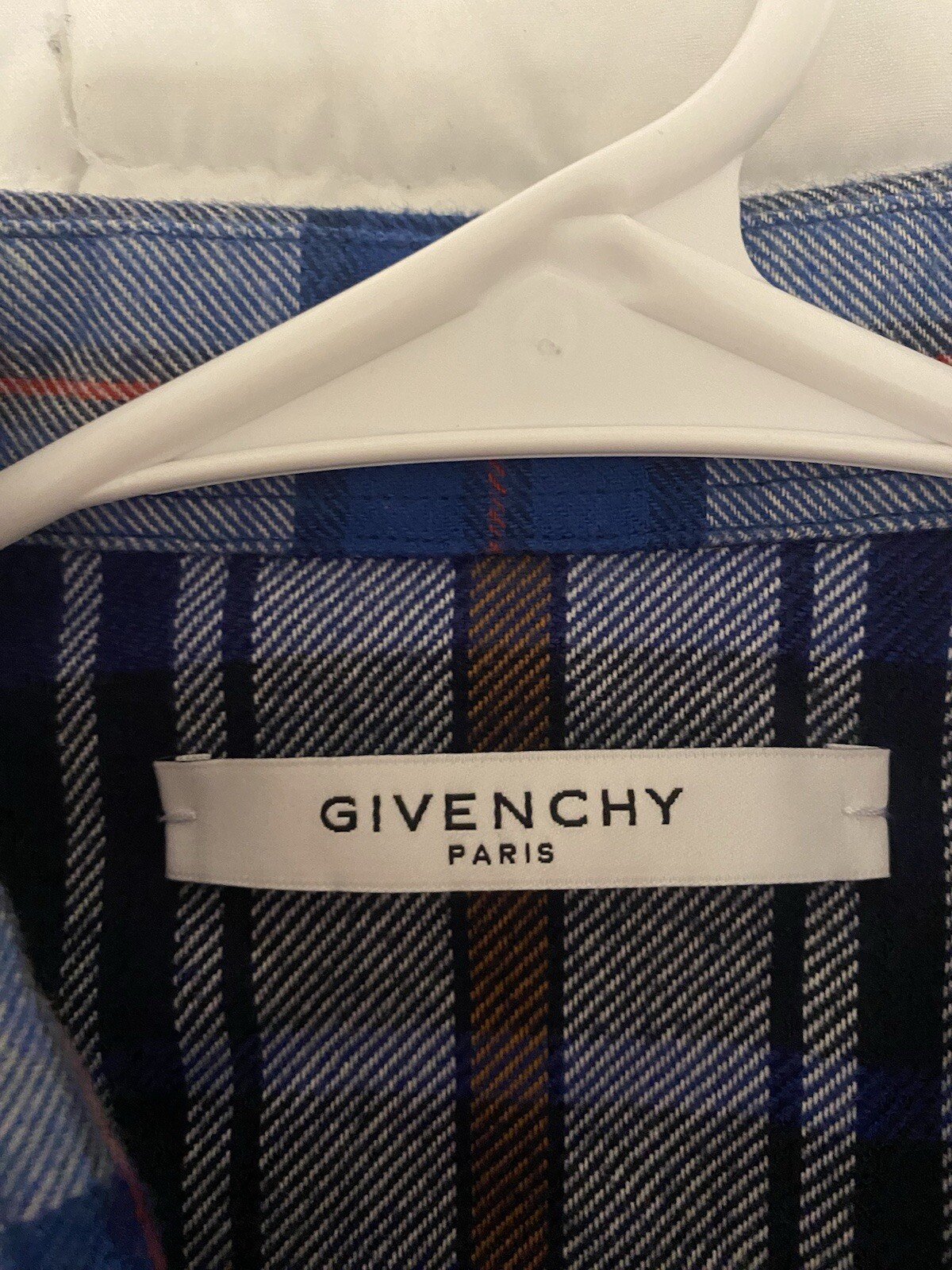 GIVENCHY Check Patchwork Shirt Jacket Over shirt … - image 2