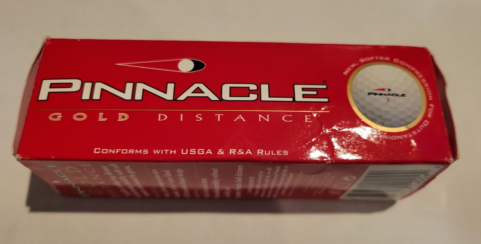 Pinnacle 1 Gold Distance Golf Ball Set Of 3 A16 eBay