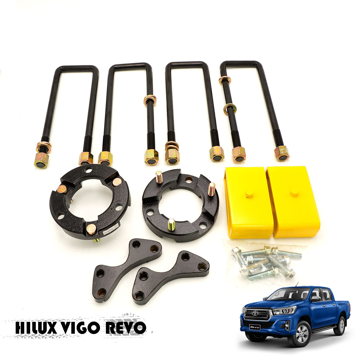 HILUX REVO 1.5-3.0 フロントリフトアップキット Front 2