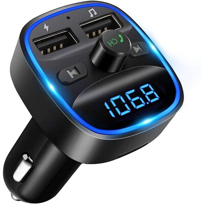 AFANSO Dual USB Ports Car Charger 4.8A/24W Mini Flush Fit Adapter Charger, Black