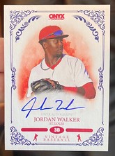 JORDAN WALKER🔥On-Card AUTOGRAPH🔥ROOKIE 2022 Onyx Vintage Extended Auto RC /400