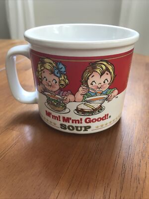 Vintage Campbell's Soup Mug 1989 Made In Korea 14 OZ