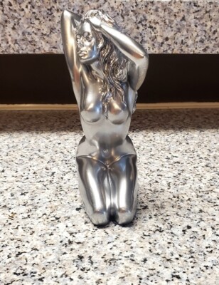 Hood Ornament CHROME Nude Woman Semi Big Trucks Rat Rods. PAINTED