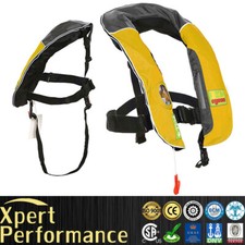 Youth Kids Children Universal Inflatable Life Jacket Swimming Boating Vest PFD