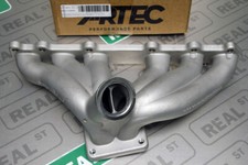 Colector turbo Twinscroll T4 fundido de acero inoxidable Artec para Toyota 1JZ-GT MVR V-Band