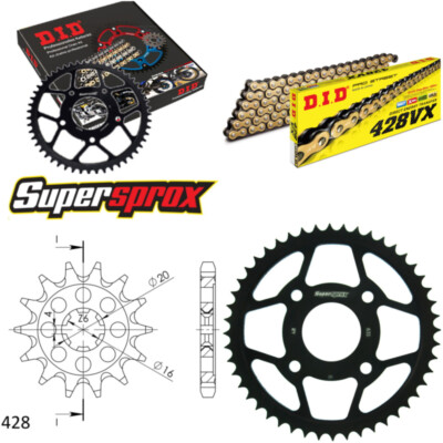 Endlos Kesa Stahl YAMAHA RD80LC2 83-87 für Yamaha RDLC2-710