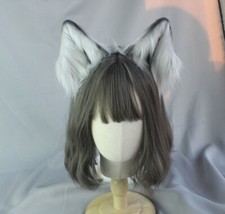 Stuffed Animal Simulation Wolf Ears Animal Ears COS Snow Wolf Ear Clip Headband