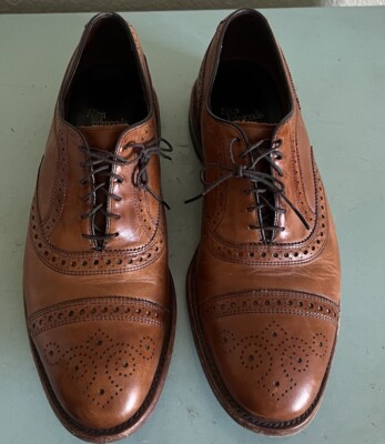 Allen Edmonds Strand Oxford Walnut Brown Lace Up Dress Shoes 10.5 Excellent Allen Edmonds Strand Cap-toe Oxford Dress Shoe with Dainite  main image 3