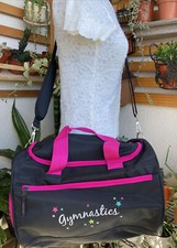 Horizon Dance Gymnastics Gear Dufflel Essential Black Pink Bag, Girls