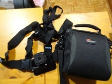 GoPro Hero4 Session 8MP Action Camera CHDHS-101 w accessories case, chest strap