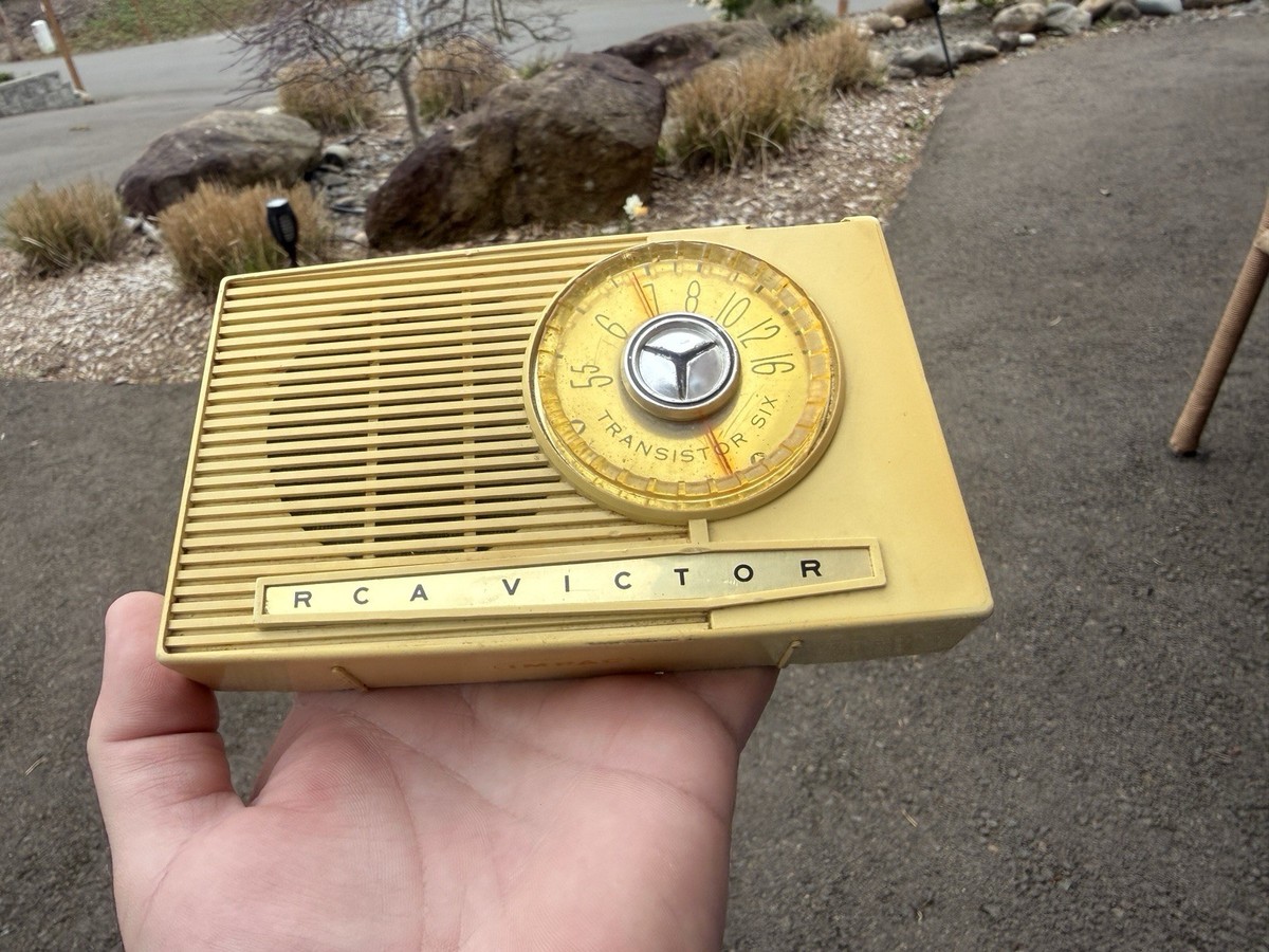 Vintage RCA Victor Transistor Six Radio Model 9-BT-9E Impac | eBay