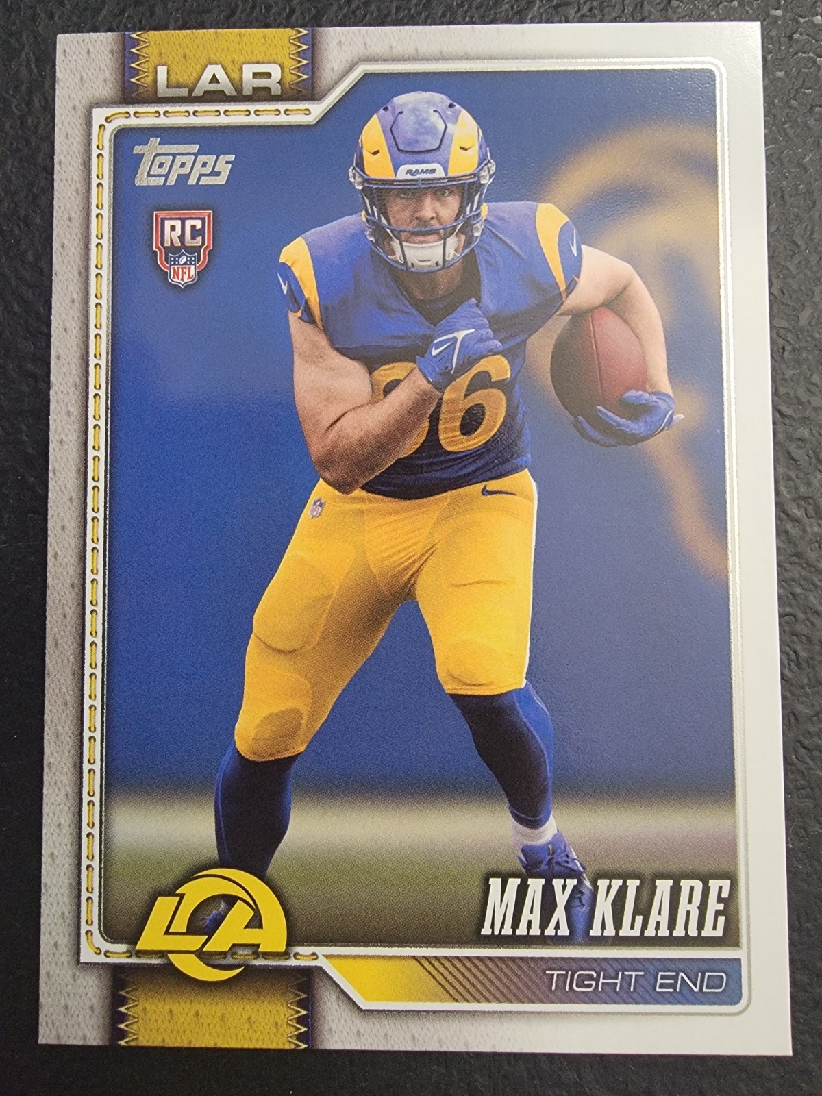2026 Topps Flagship Football Max Klare #340 Rookie Card RC