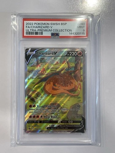 PSA 9 - Charizard v SWSH260 Holo Rare Sword & Shield Promo Card