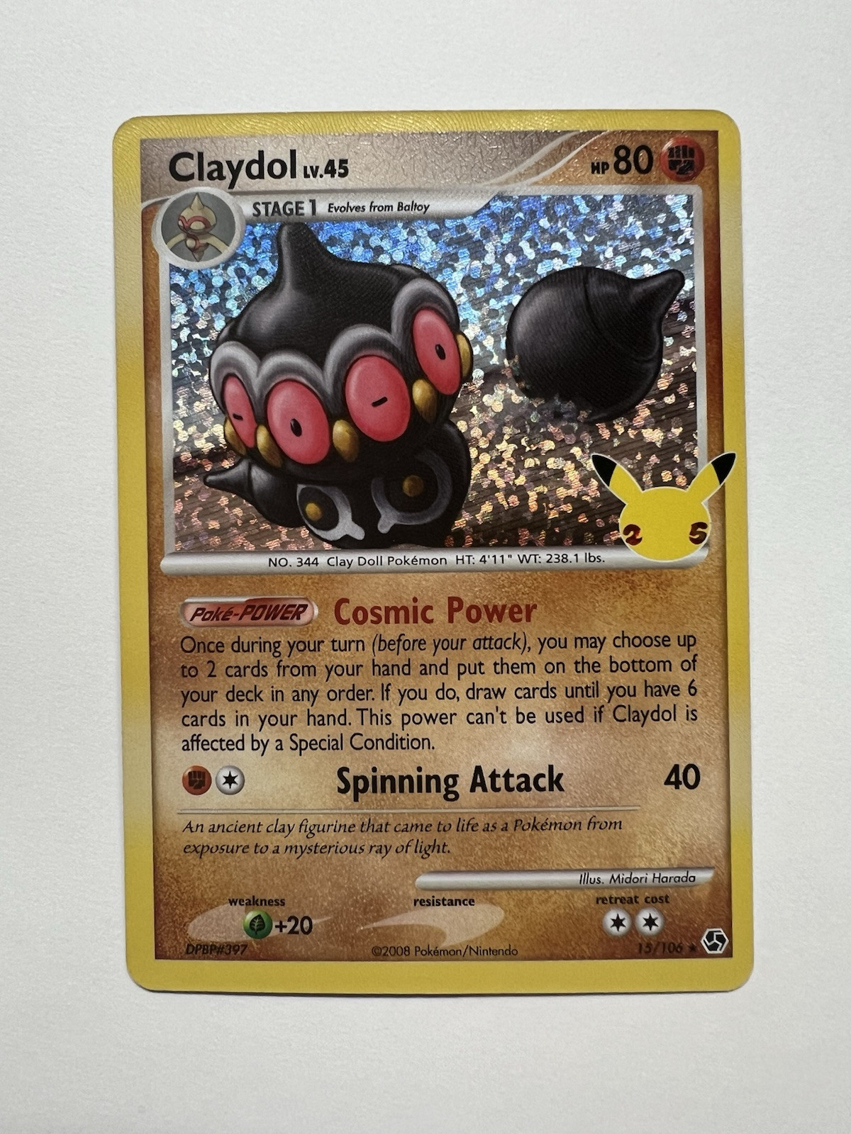 Claydol 15 Celebrations Classic Collection 2021 Pokémon TCG - NM