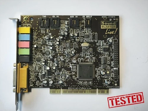 🎵 Creative SoundBlaster Live! 5.1 - CT4870 - full Retail (no OEM)