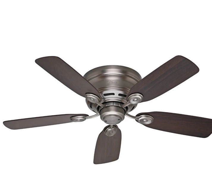 Hunter 42" inch Low Profile IV Ceiling Fan w/ Pull Chain Antique Pewter NO LIGHT - Image 3 of 4