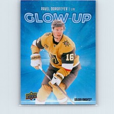 2025-26 Upper Deck Pavel Dorofeyev #GU-22 Glow-Up Vegas Golden Knights