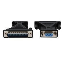 2Pcs DB9 Female 9-Pin to DB25 Male 25-Pin Serial Adapter for Computers Digita...