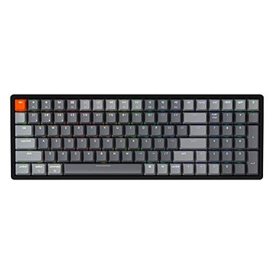 Keychron K4 RGB Hot Swappable Mechanical Keyboard, 96% Switch - Super Red Switch