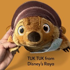 Disney Raya and The Last Dragon Tuk Tuk 16" Plush Stuffed Toy From Disney Store